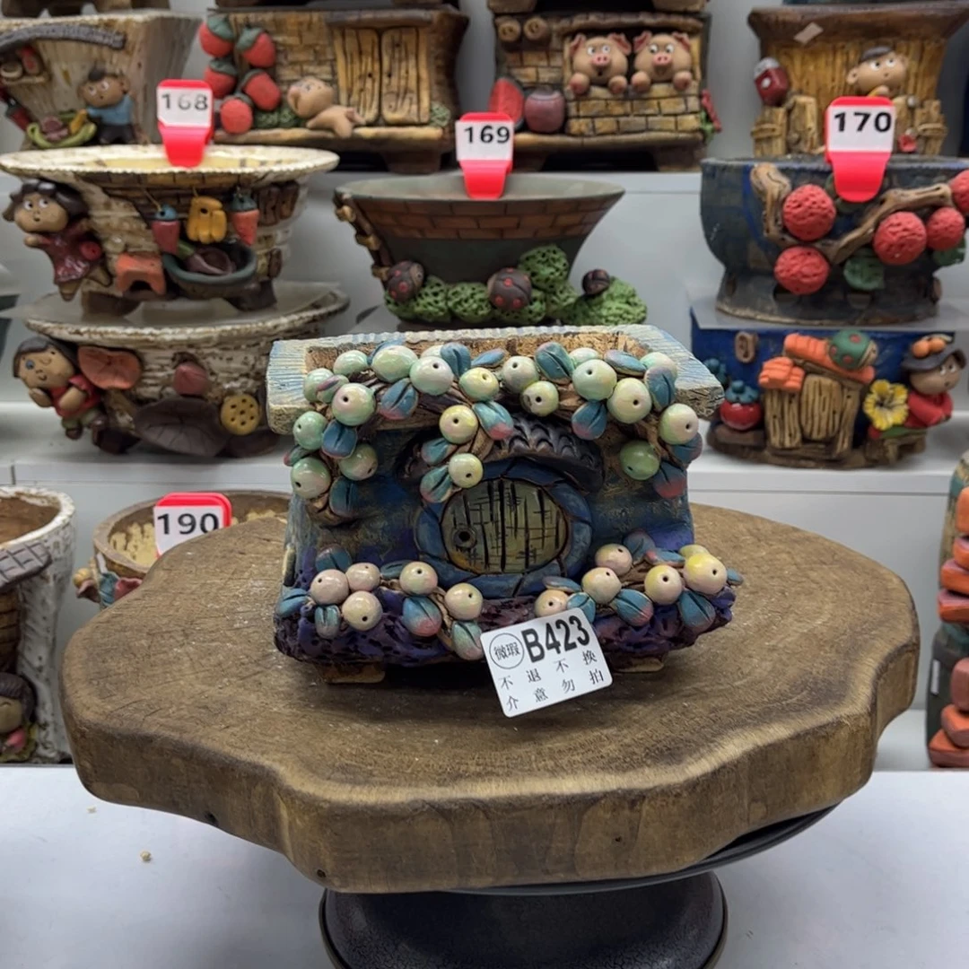 W****花盆423瑕疵福利，花盆