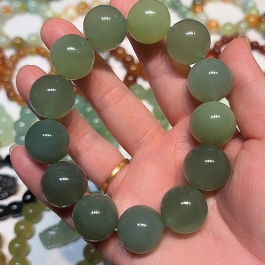 蛇纹石玉未镶嵌手串