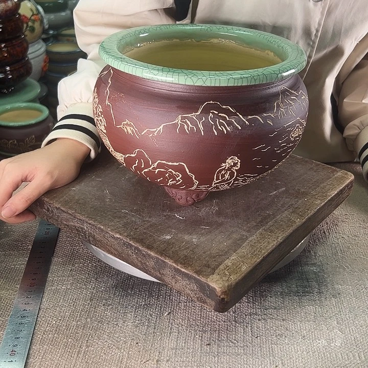 泳坤堂石湾盆陶瓷