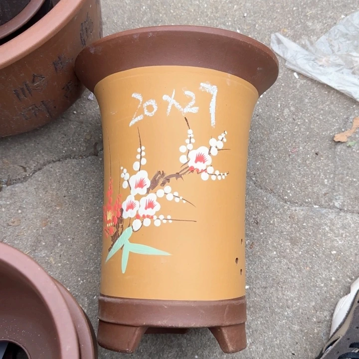 紫砂花盆特价清仓