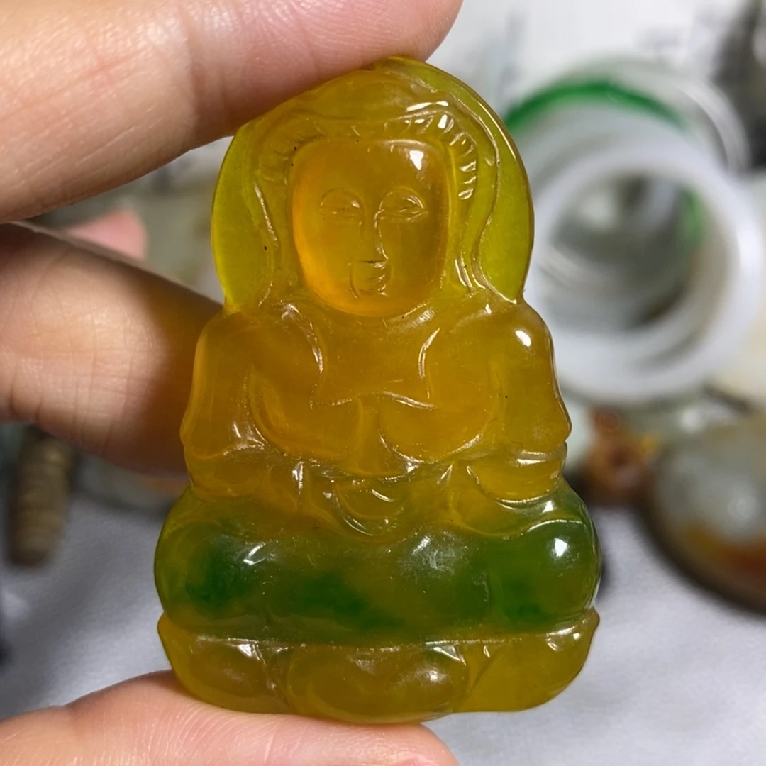 滴血莲花菩提吊坠