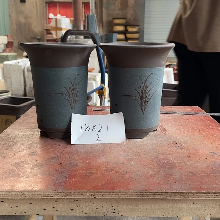 紫砂花盆紫砂花盆