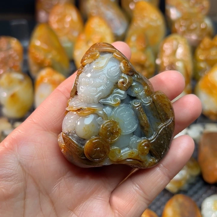 和田玉把件未镶嵌