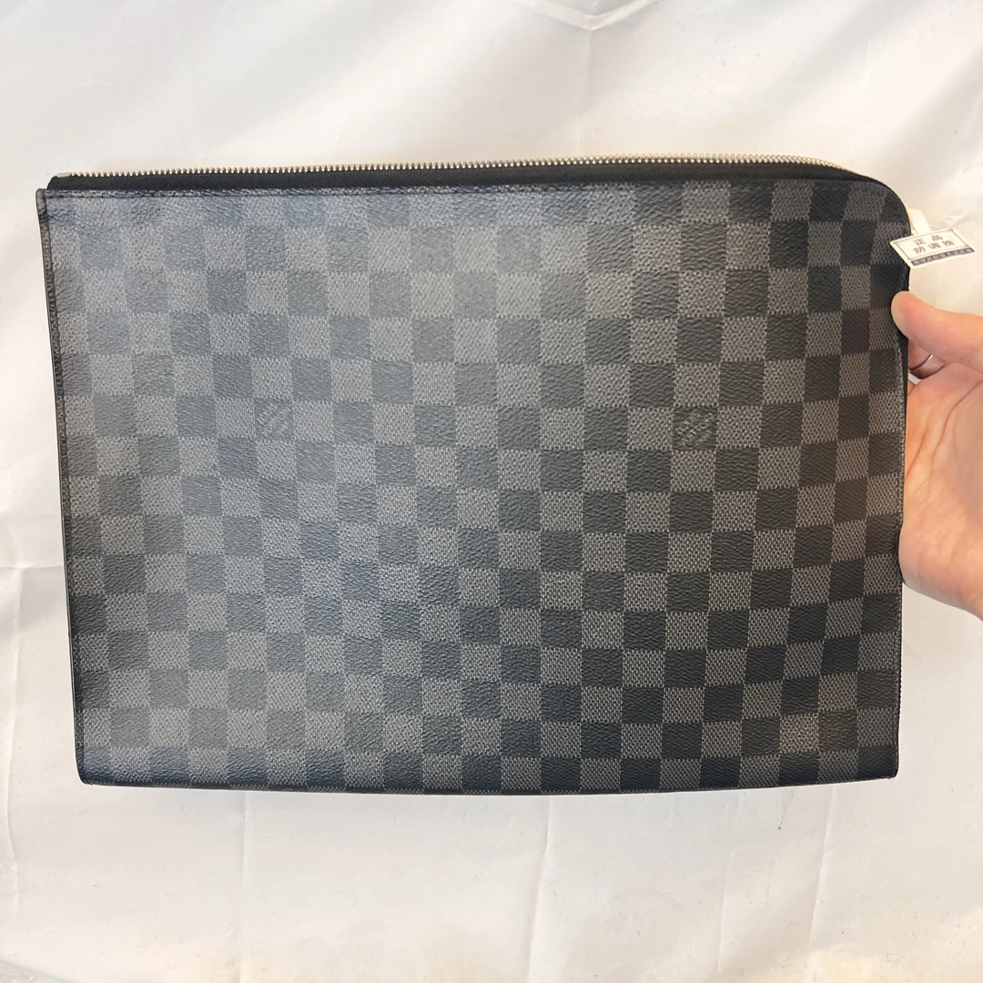 99新 LouisVuitton/路易威登 LV/路易威登 经典棋盘格手拿包 Y16