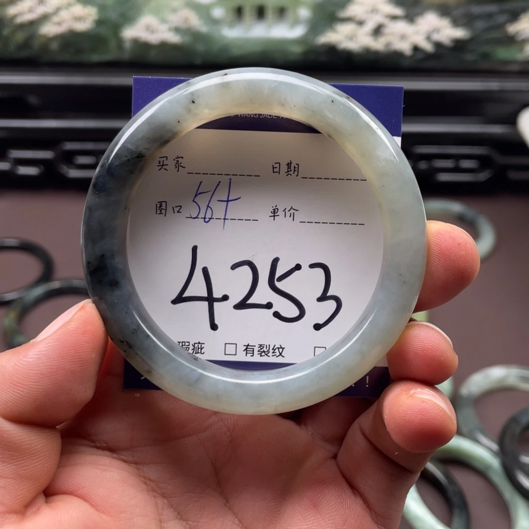 未镶嵌岫玉手镯手镯