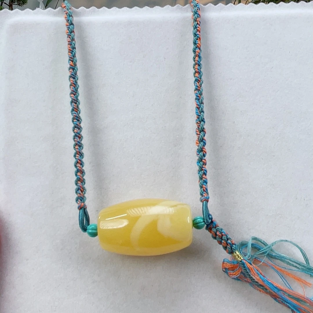 蜜蜡颈饰未镶嵌蜜蜡