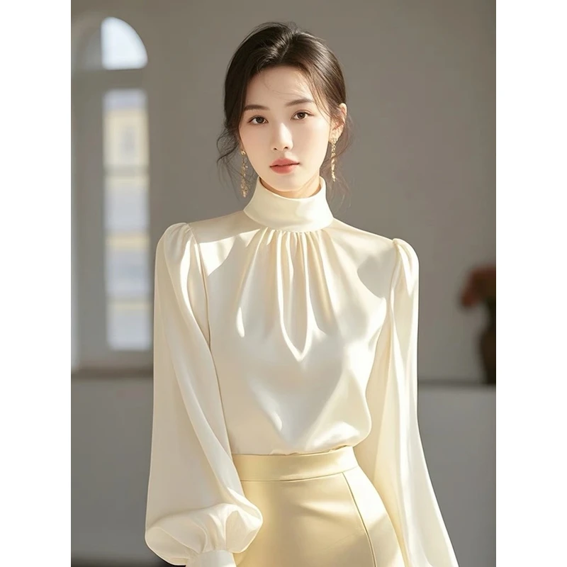 2025春季新款小众设计感法式女上衣独特别致漂亮小衫气质白色衬衫