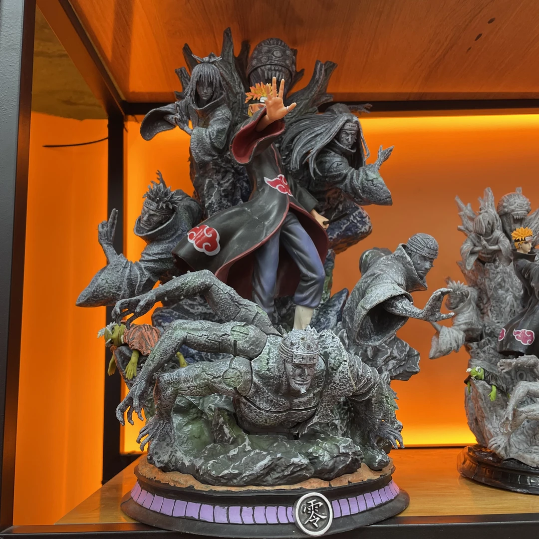 （现货）高约40cm 火影忍者 六道佩恩 模玩摆件