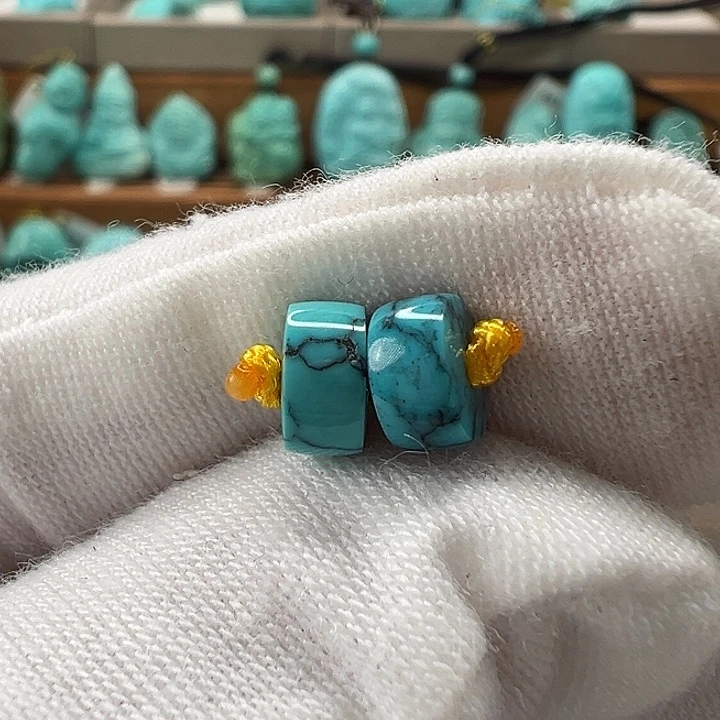 绿松石未镶嵌直切6.7/3.7