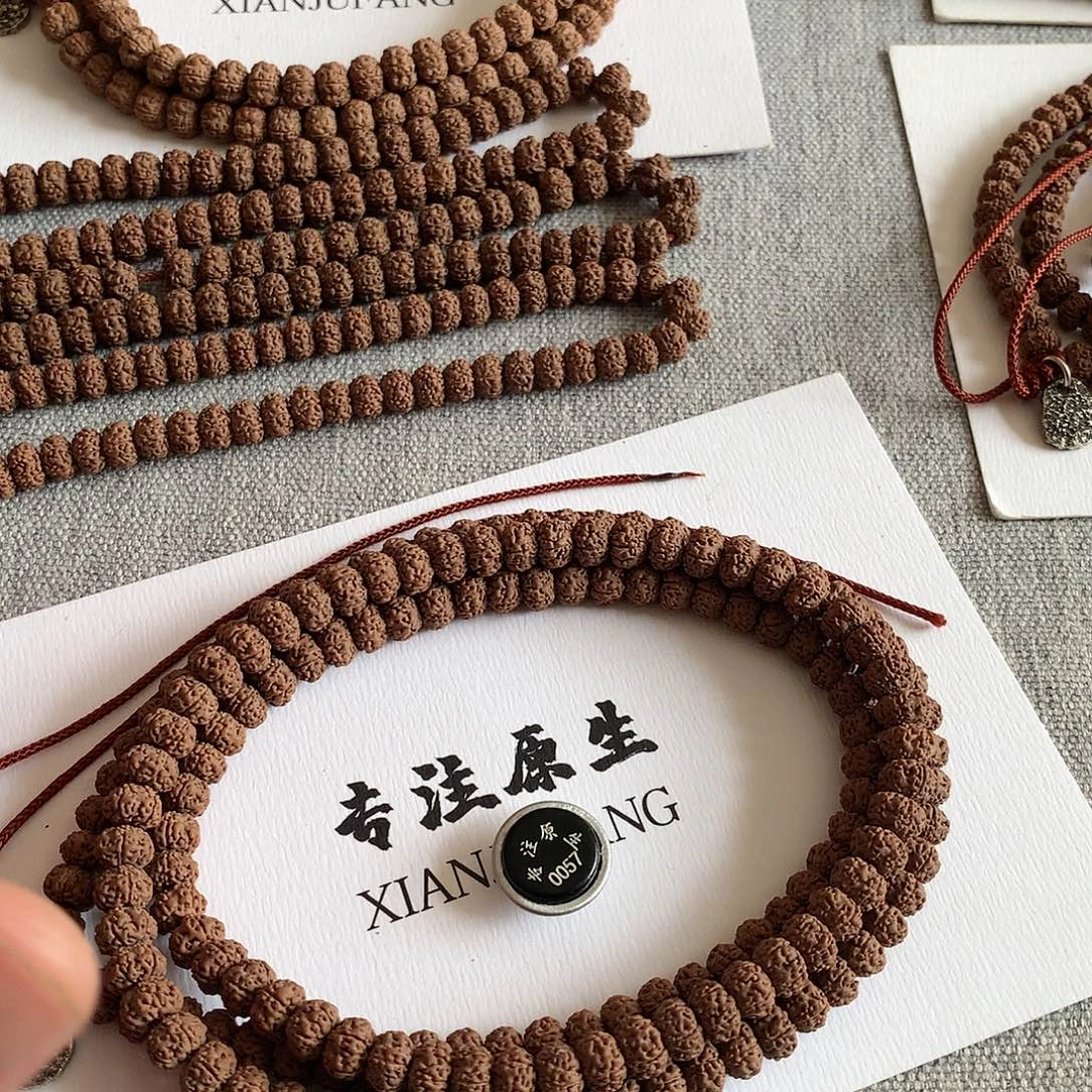 老***李吊坠金刚菩提平头细纹7mm 0057