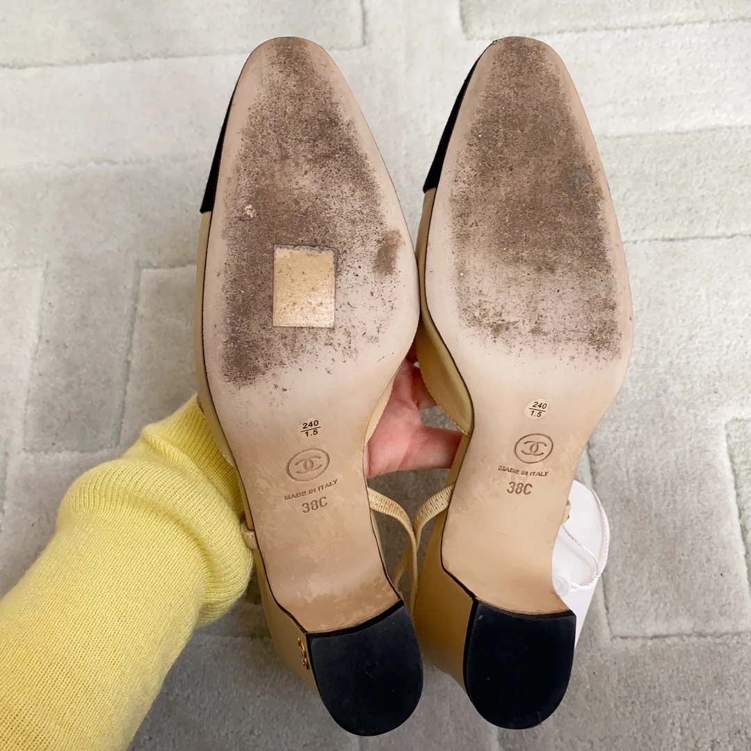95新 Chanel/香奈儿 麦殿/女士高跟鞋38码/240822VMLVB01