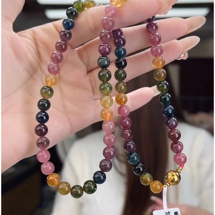 01511827碧玺/未镶嵌碧玺项链27多样性发货