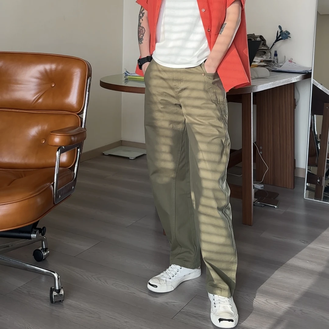 DAB斜侧边简约百搭休闲裤 Z399