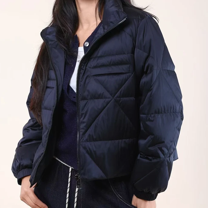 玛丝恩迪短款冬季百搭防风保暖90白鸭绒新款430629