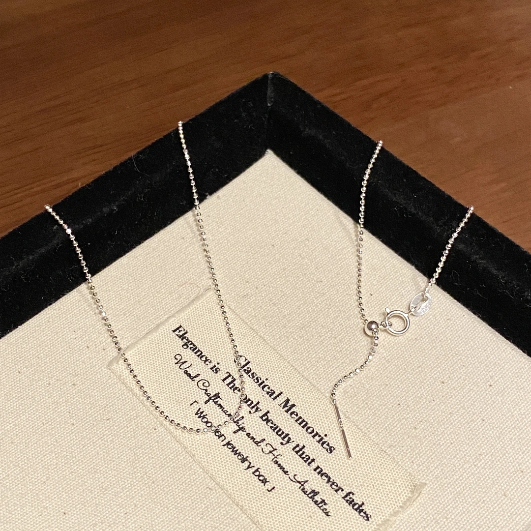 坠链均925银 气质简单百搭款项链A2350