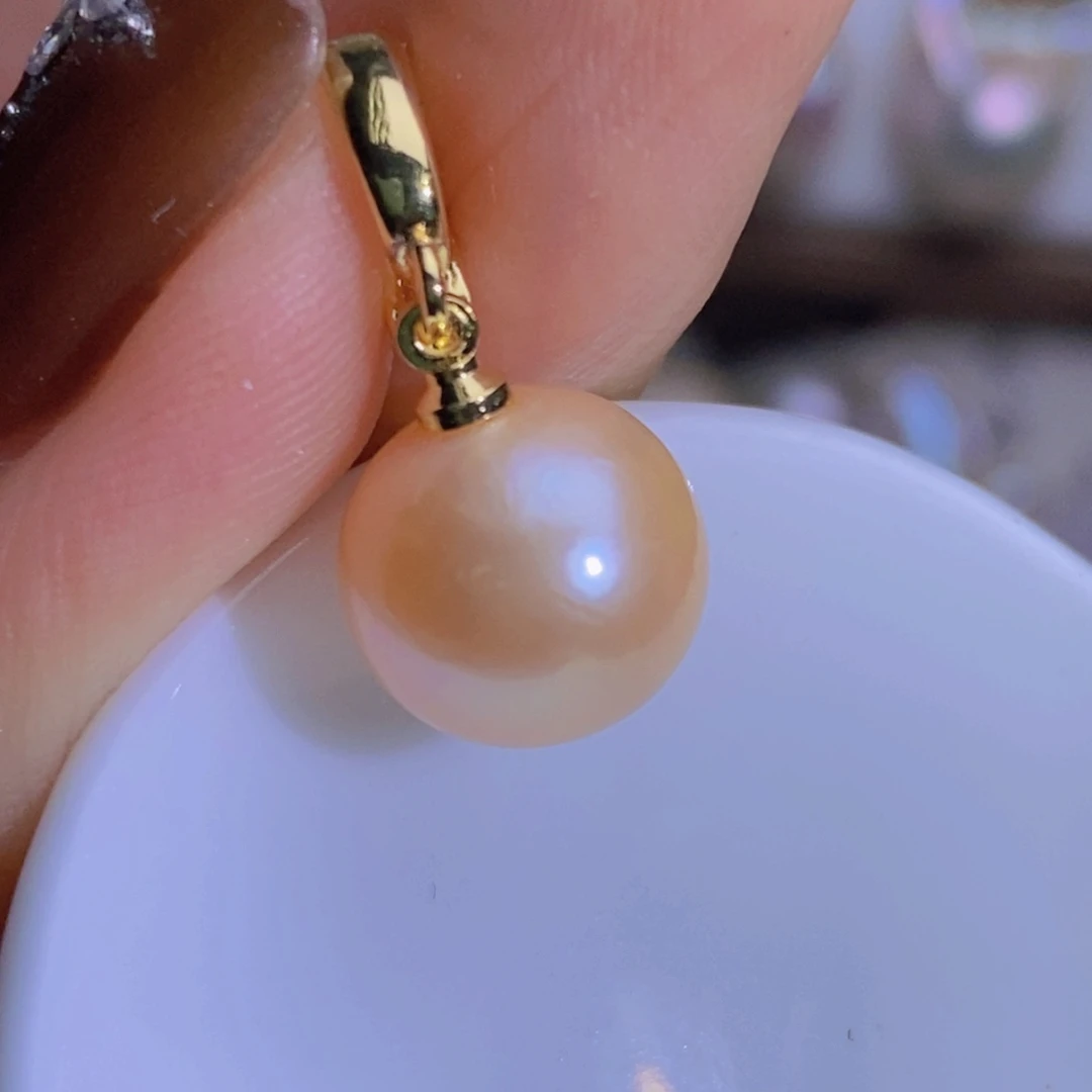 淡水珍珠银S925镶嵌天然淡水珍珠