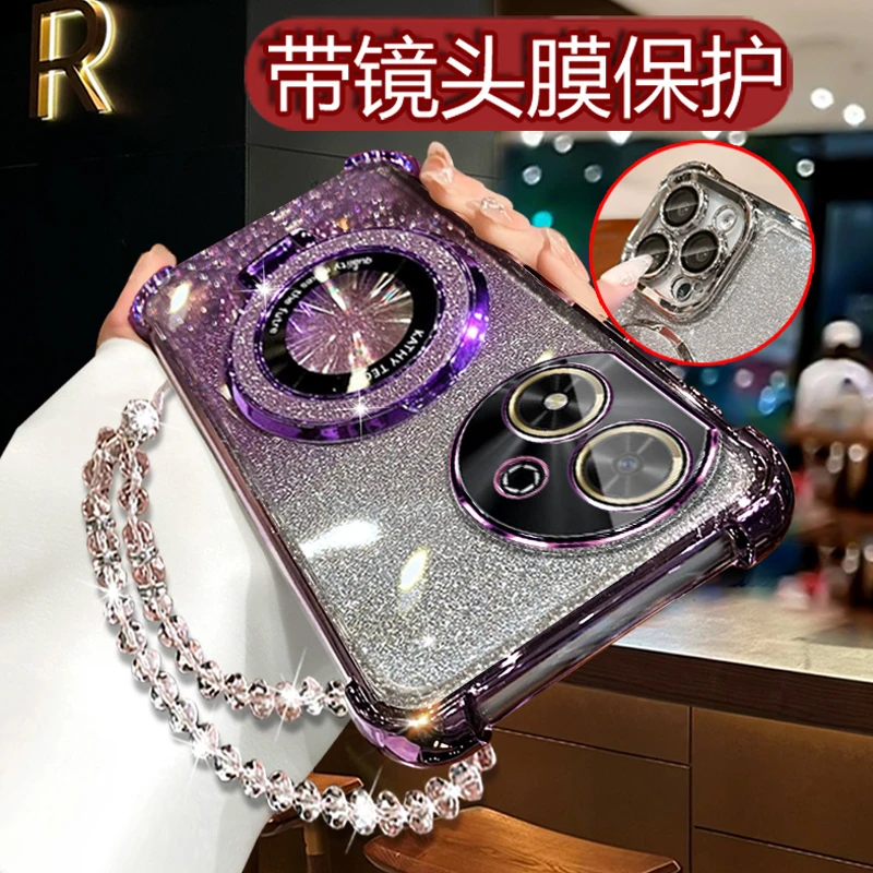 适用荣耀畅玩50手机壳女新款网红高级感JDY-AN00四角防摔镜头全包