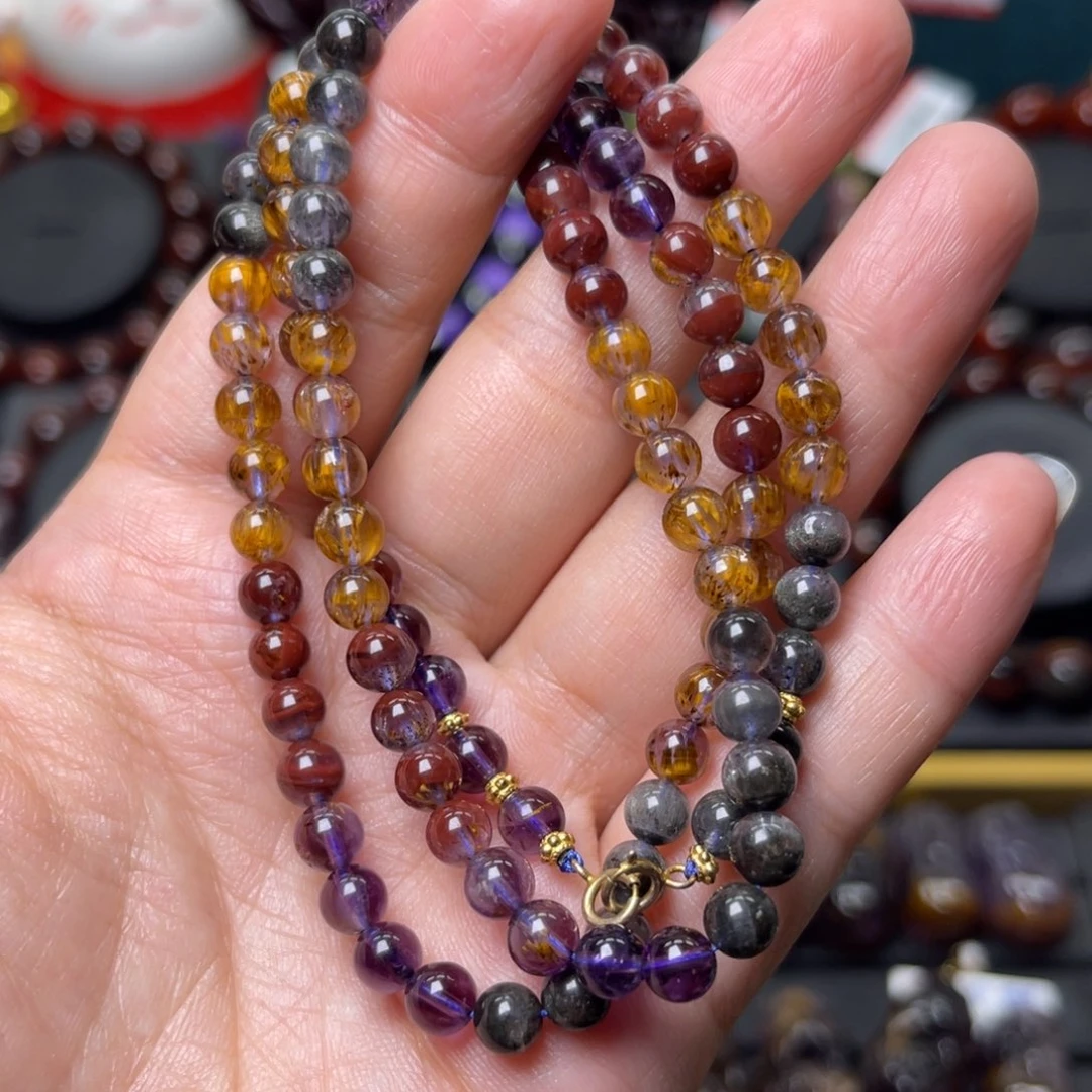 手链未镶嵌水晶极光多宝万能链5mm