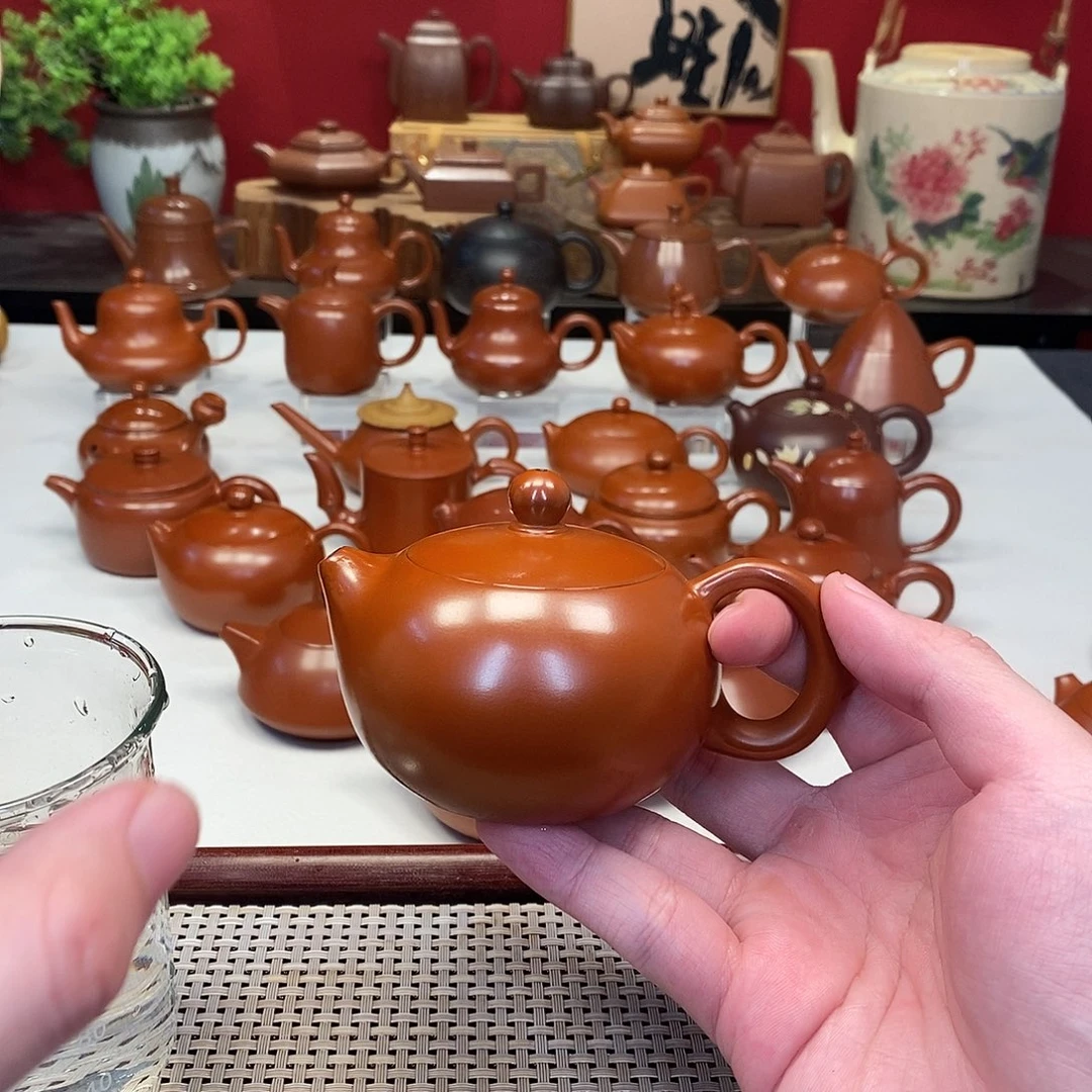 揭***车紫砂茶壶潮州手拉壶手拉壶