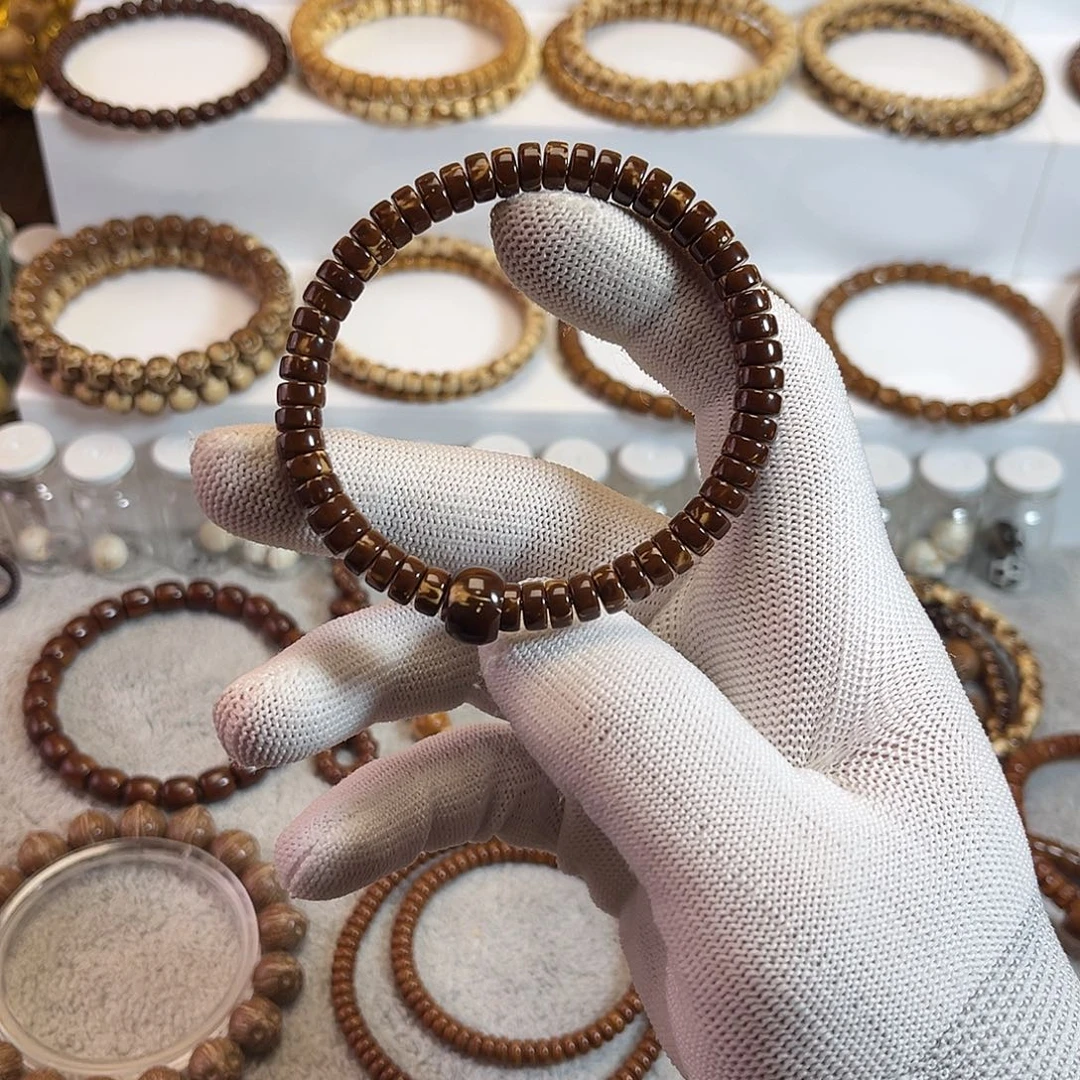 紫金鼠手串火焰纹鼠片