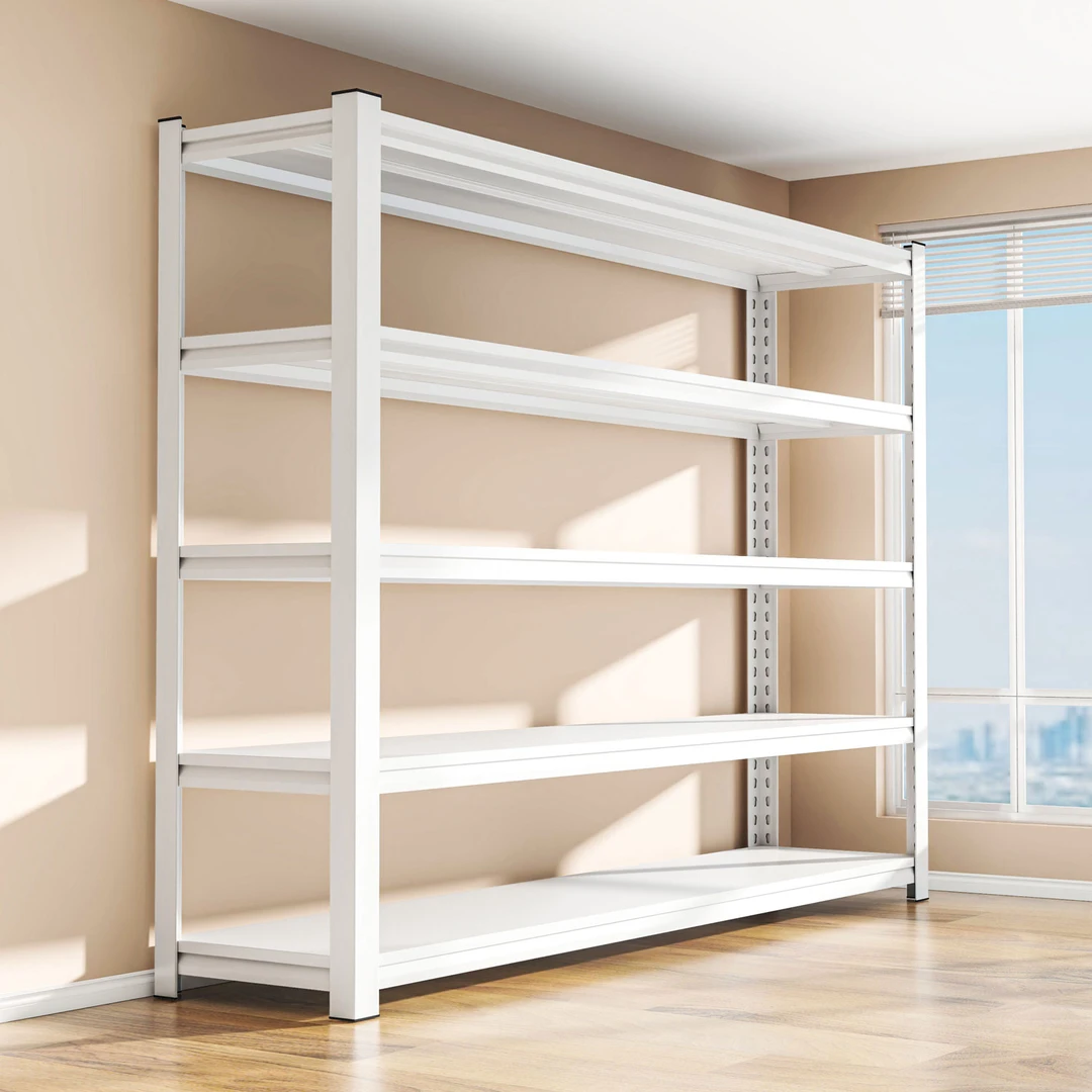 家用货架置物架多层落地厨房客厅架子多功能碳钢快递角钢收纳货架