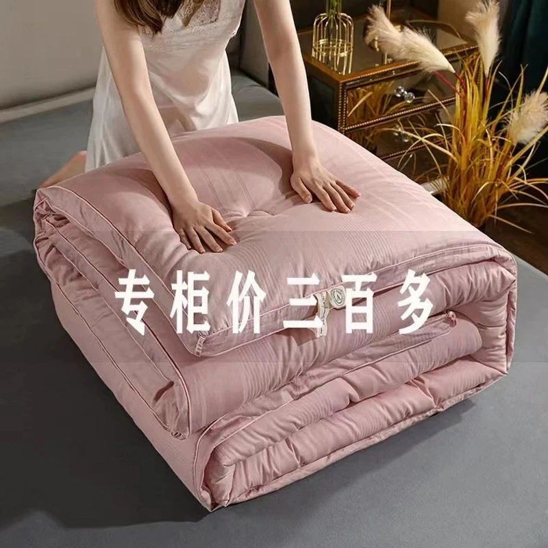 水星适用母婴大豆被加厚冬被被子蛋白加厚保暖被芯春秋被四季通用