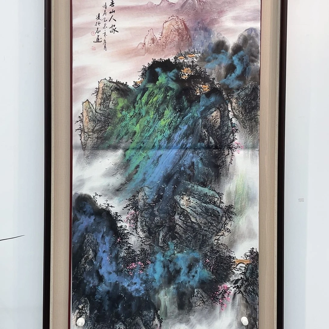 国画凌行志老师手绘国画精品