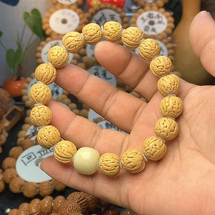 【闪购商品】彬*?桃核手串手链手链