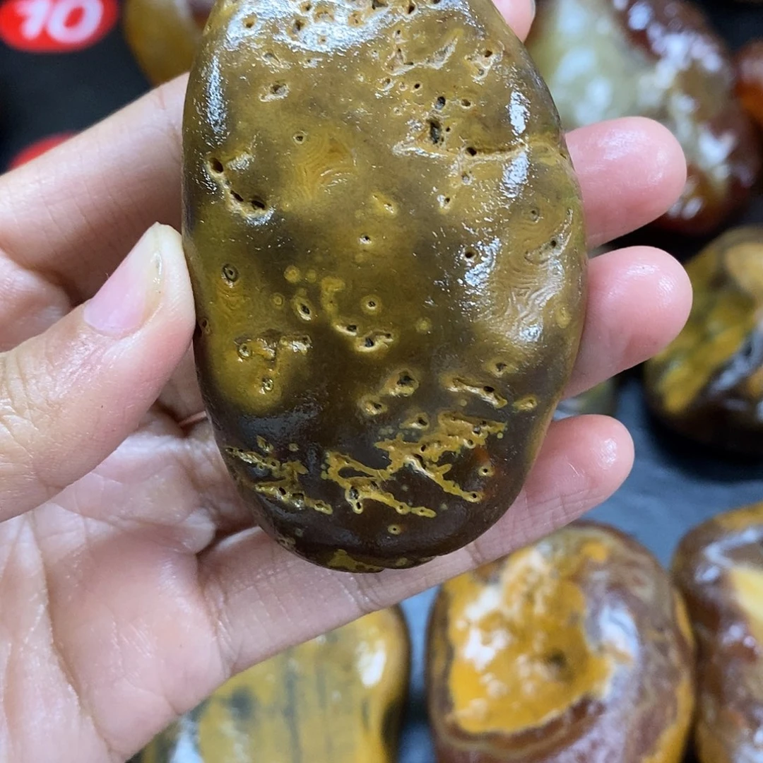 玛瑙/玉髓未镶嵌手把件