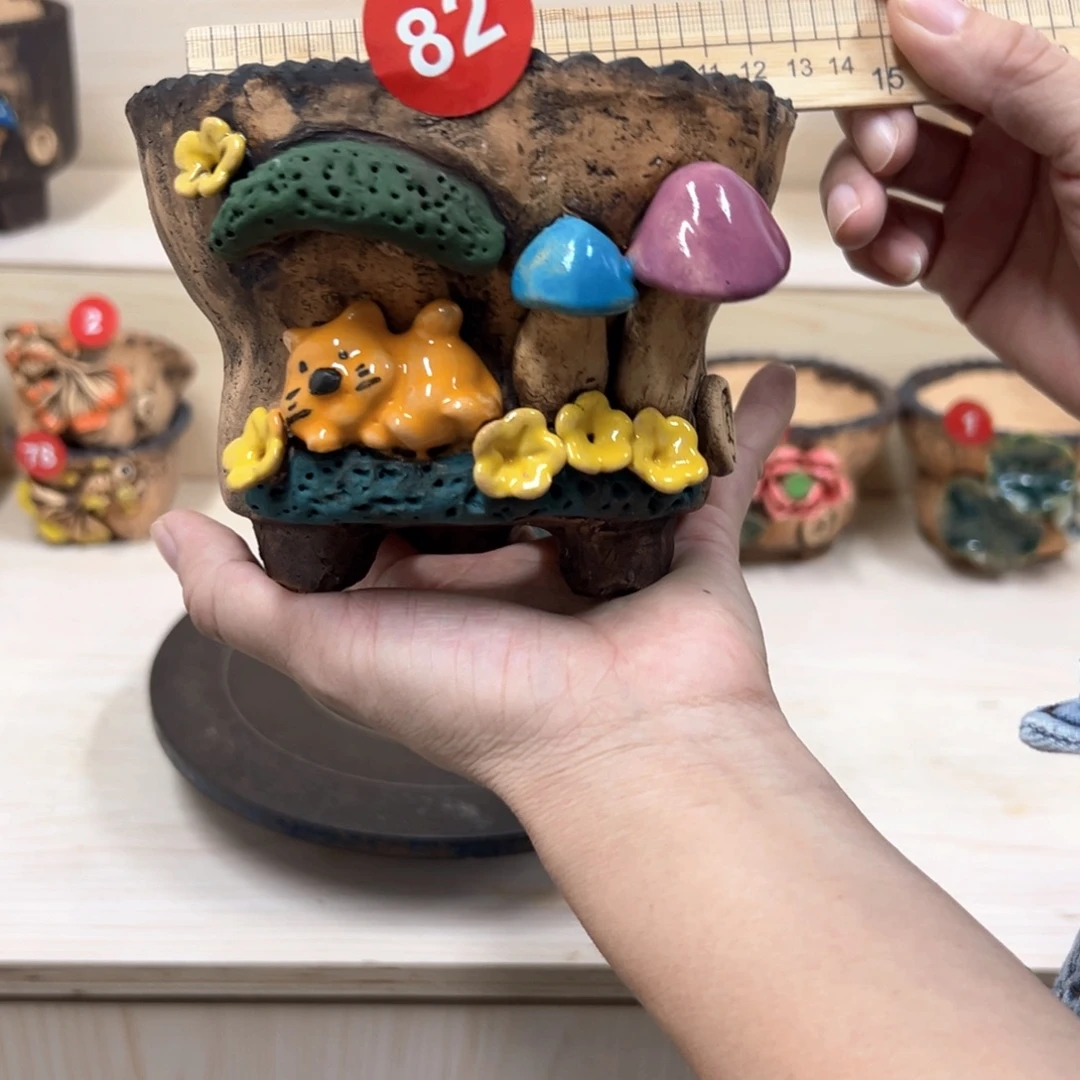 花盆紫砂82号内口11外高10