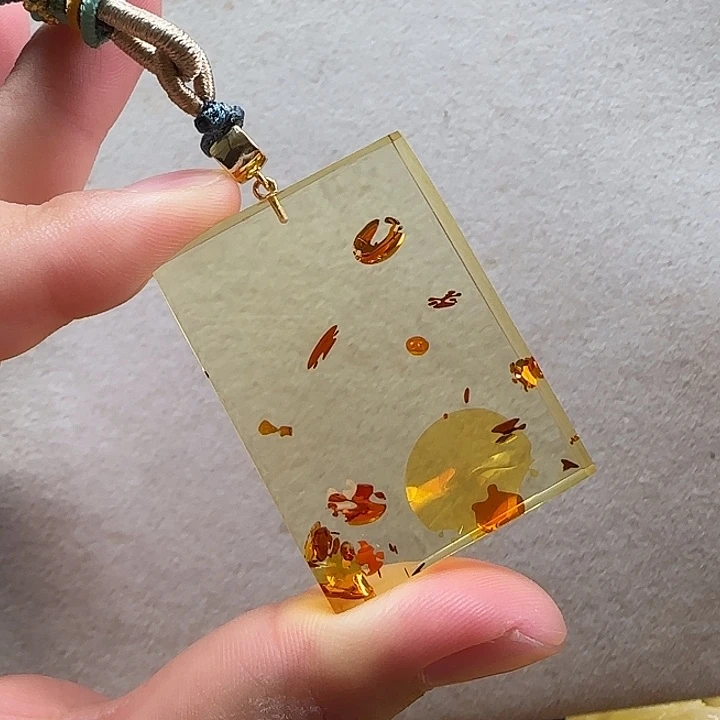 未镶嵌琥珀（花珀）珠宝奇石