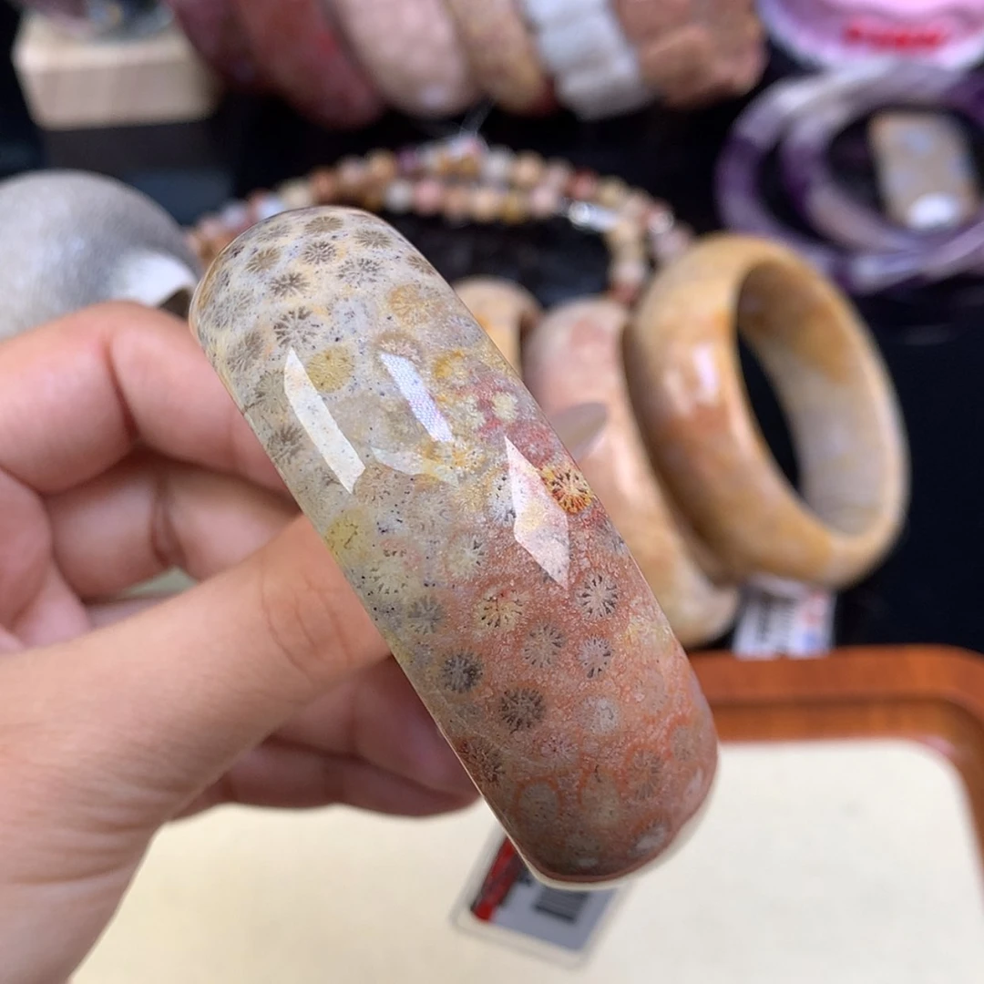 【闪购商品】颈饰未镶嵌硅化珊瑚（珊瑚玉）94号55口