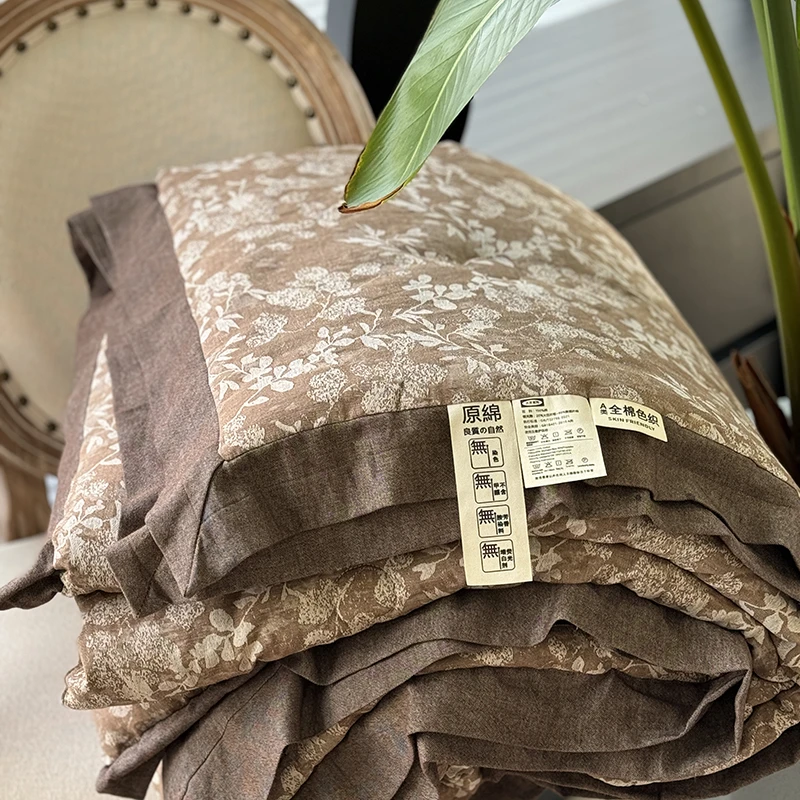 【诗】新款色织春秋被懒人被柔软亲肤可机洗水洗被子双人被