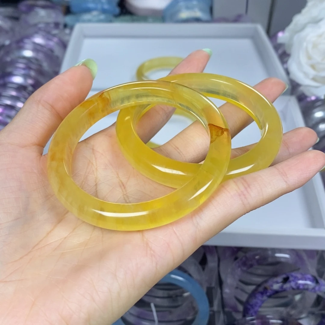 波***妞水晶手镯未镶嵌（只能退一只 不能两只都退）