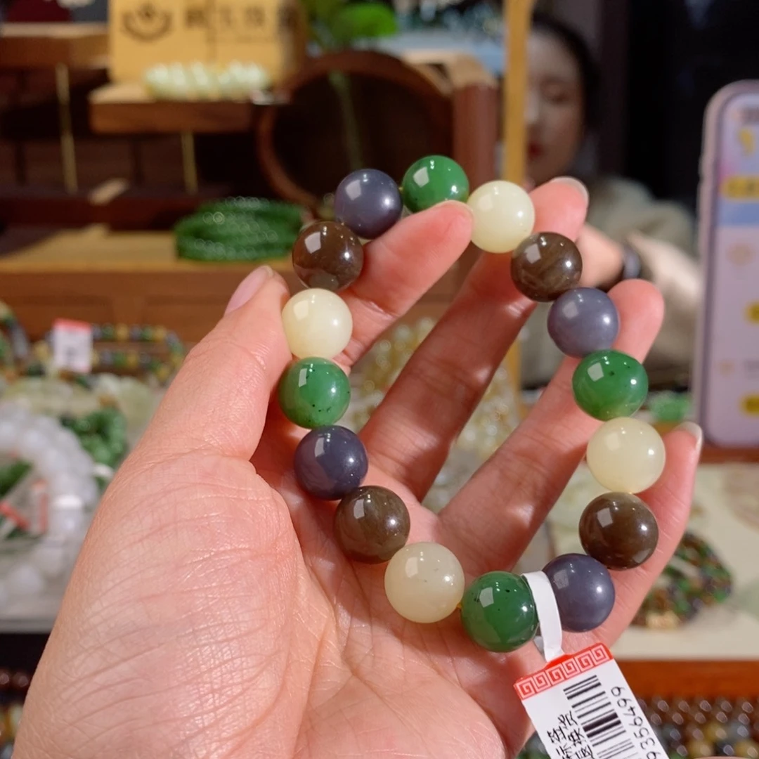 和田玉手串多样性拍一发一未镶嵌