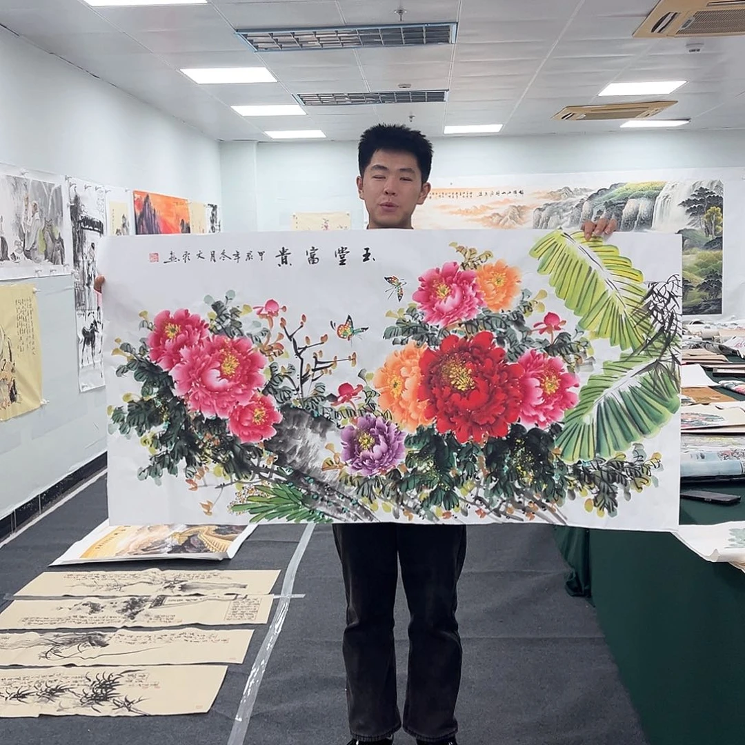 国画宣纸国画纯手绘作品