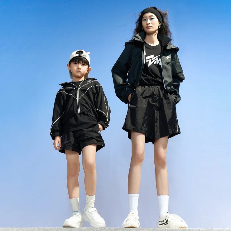 little moco童装男女童短裤潮流休闲裤#KBC1SOT011
