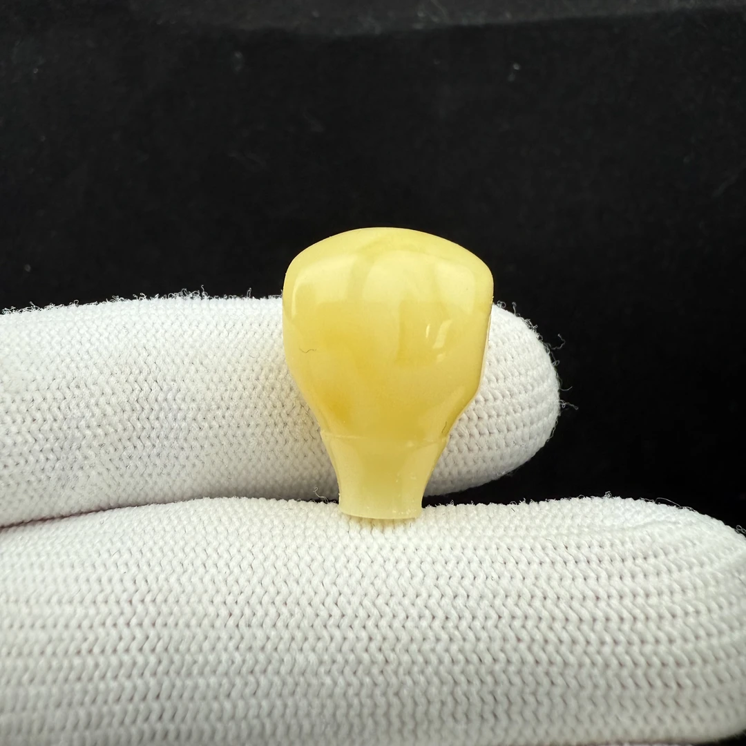 Z3663天然蜜蜡 三通 16*22*13.6mm支持复检