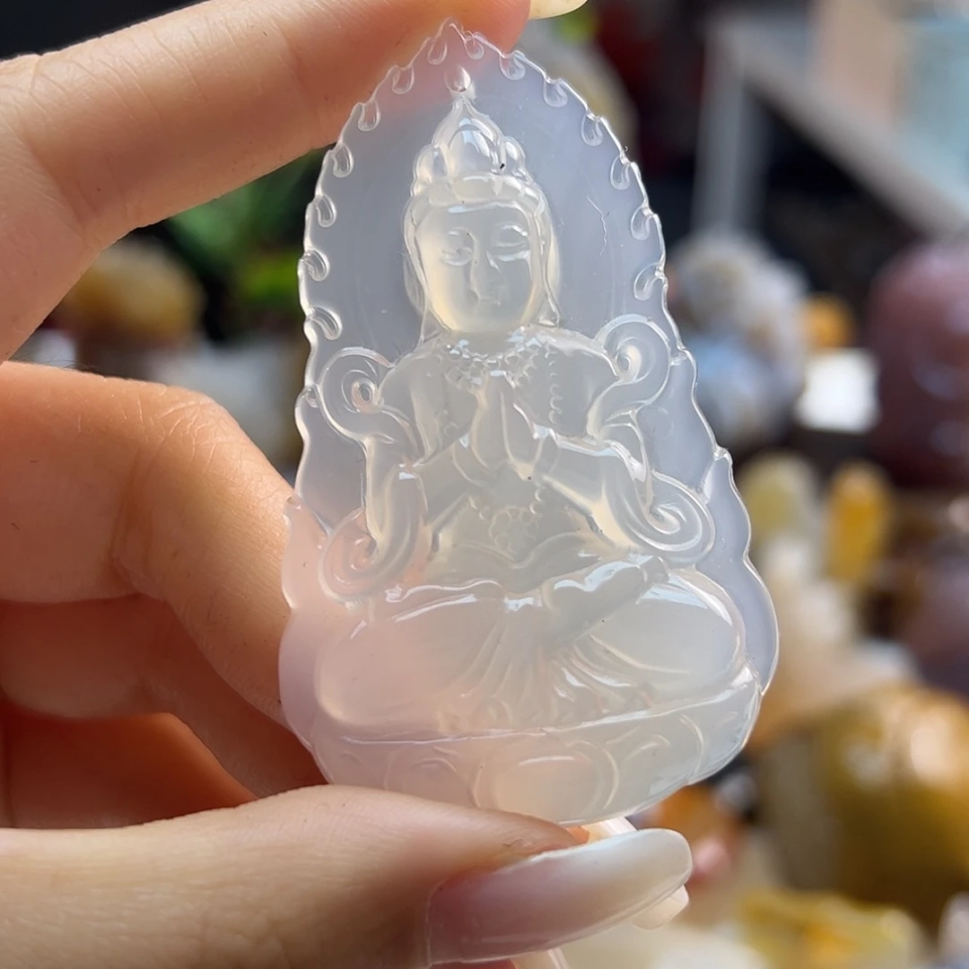 玛瑙/玉髓未镶嵌吊坠(不含链)