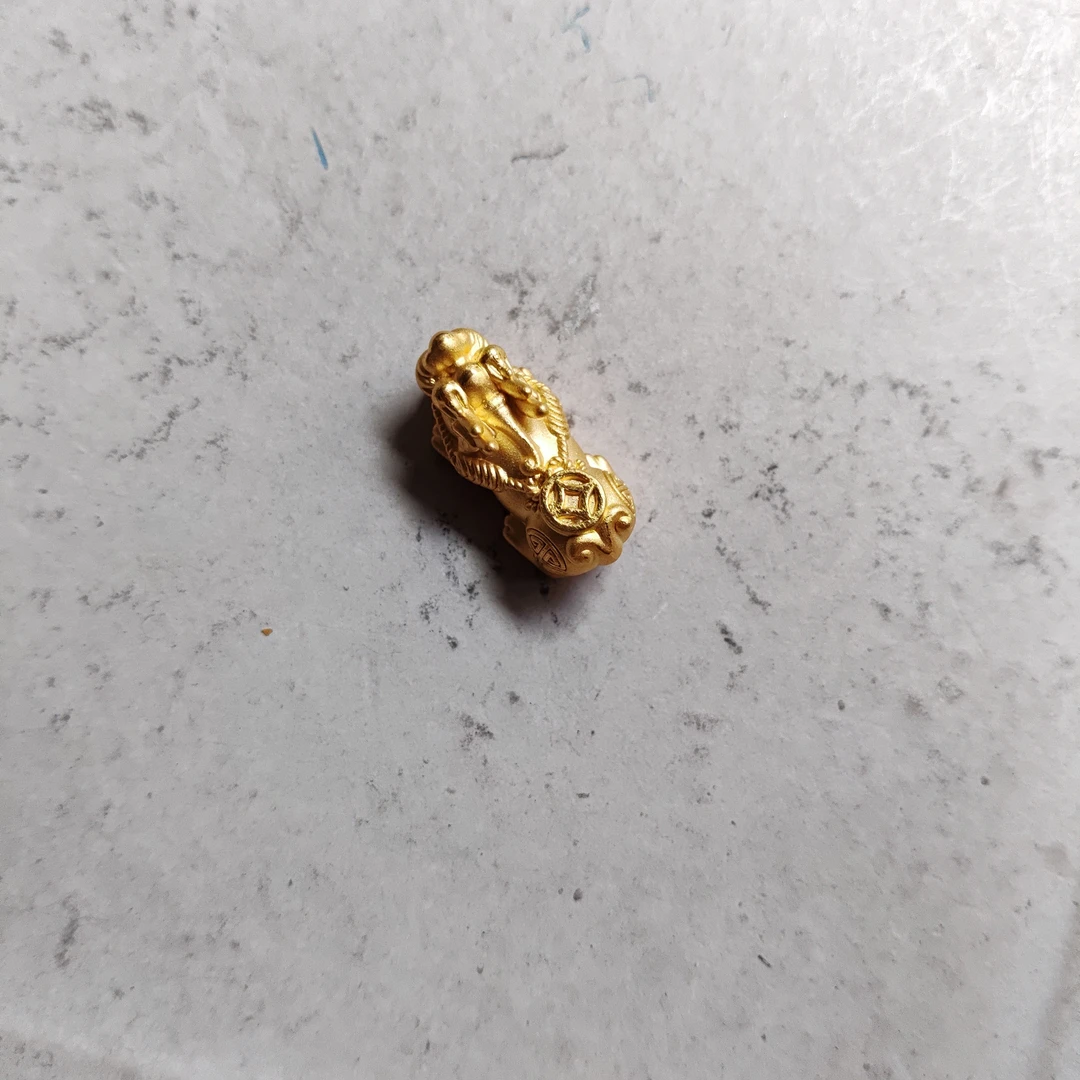 金元宝足金999貔貅珠子首饰
