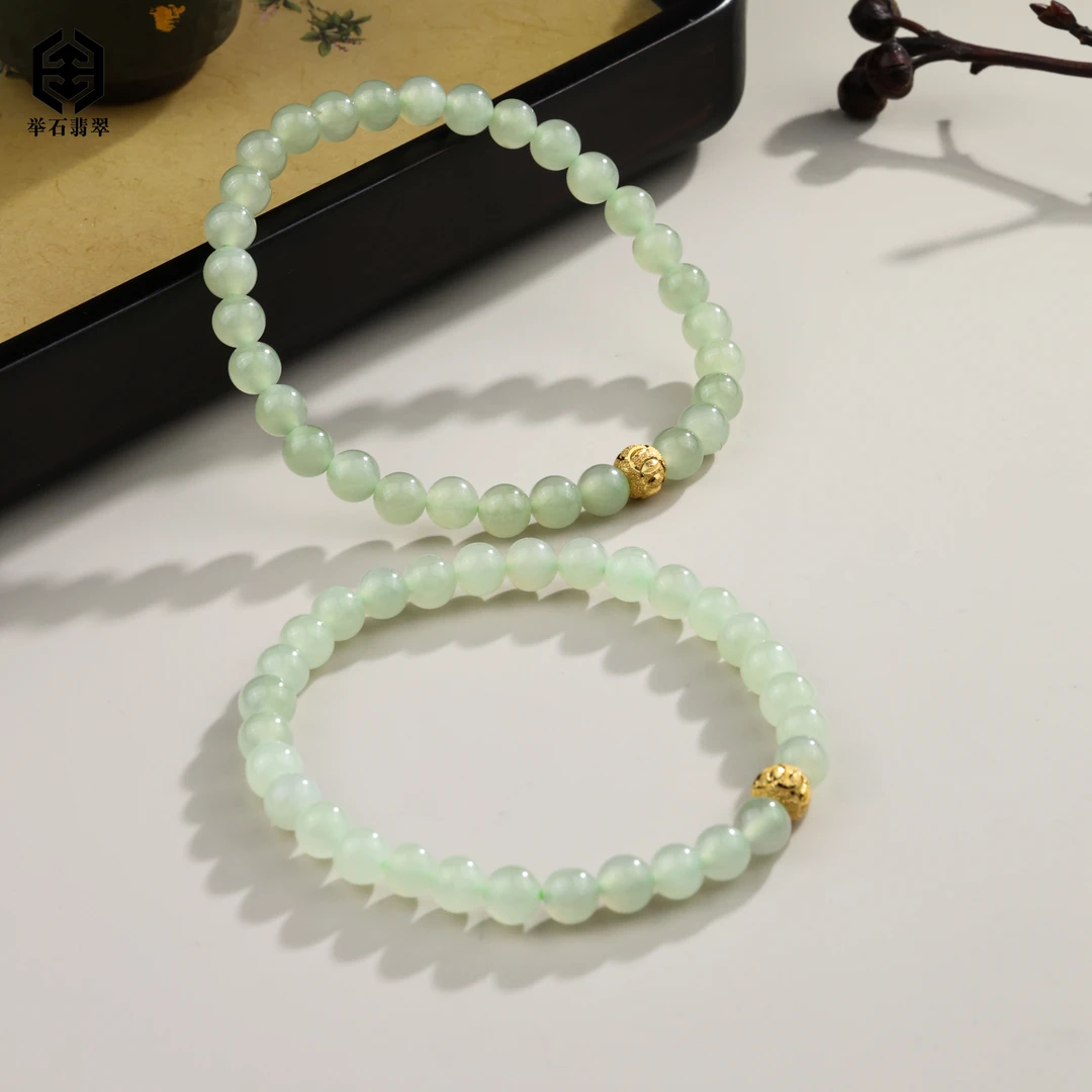 【举石臻品】TH0803-231-219和田玉手串（一件/多样性发/约5mm+）W