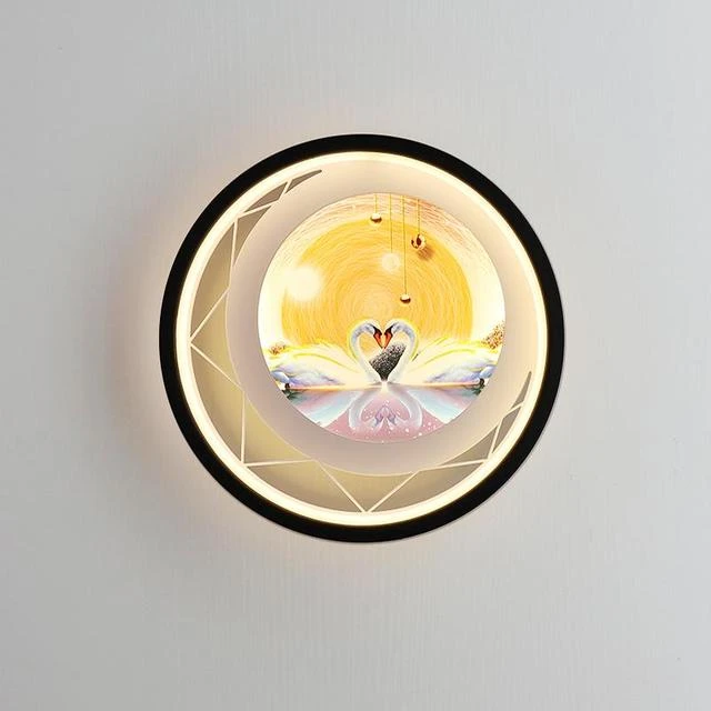 led床头灯卧室左右款客厅背景墙壁灯楼梯过道创意新款装饰房间灯