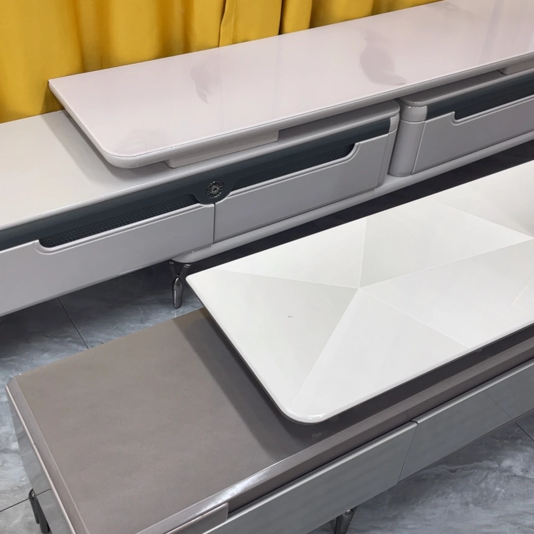 核桃木移动茶几电视柜源头工厂