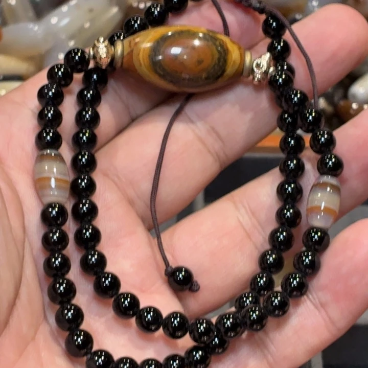 玛瑙/玉髓散珠_HEIMORI 天然天珠