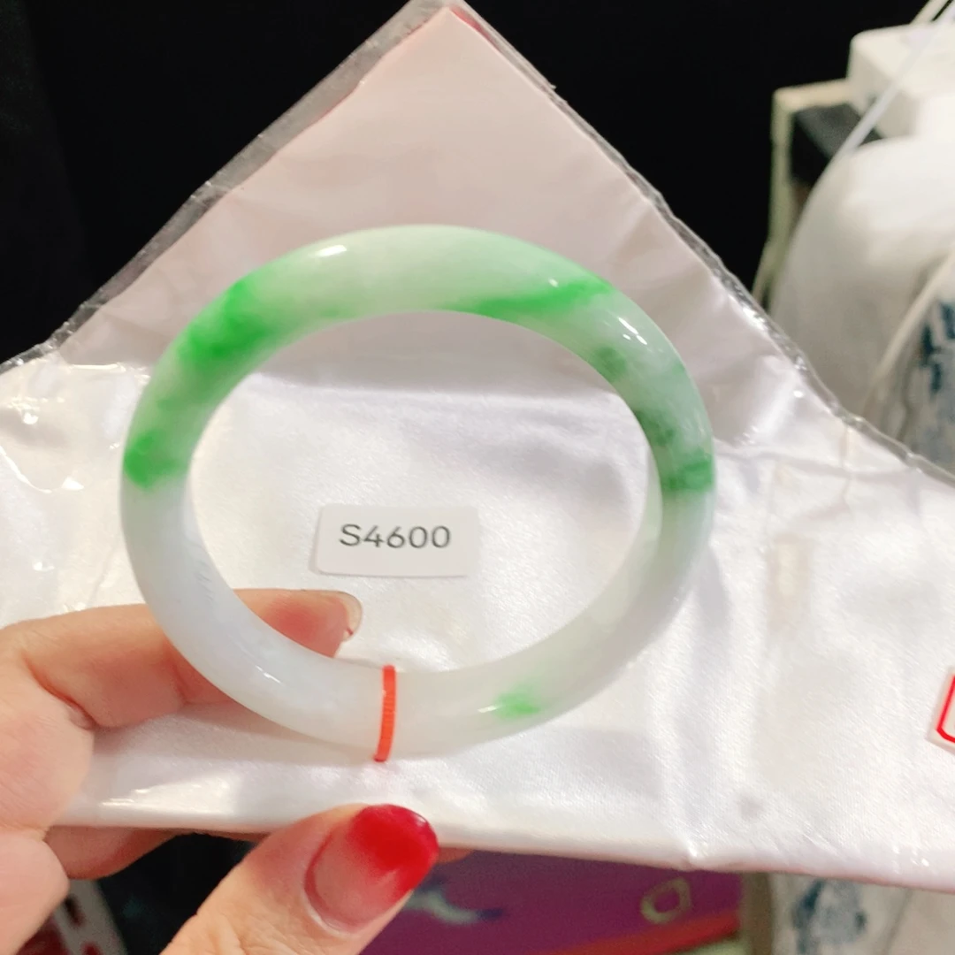 翡翠未镶嵌手镯S4600-03