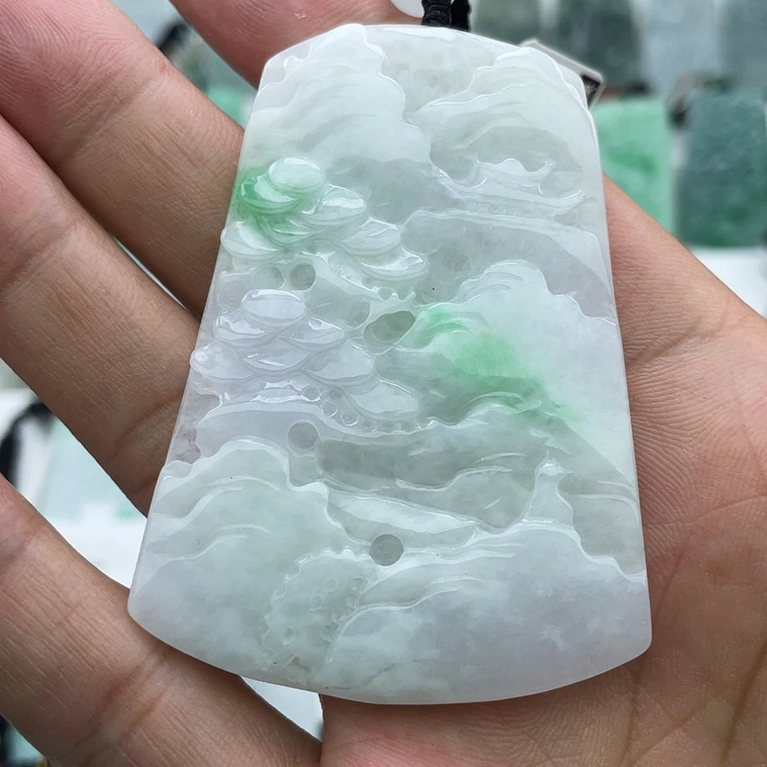 颈饰未镶嵌翡翠翡翠