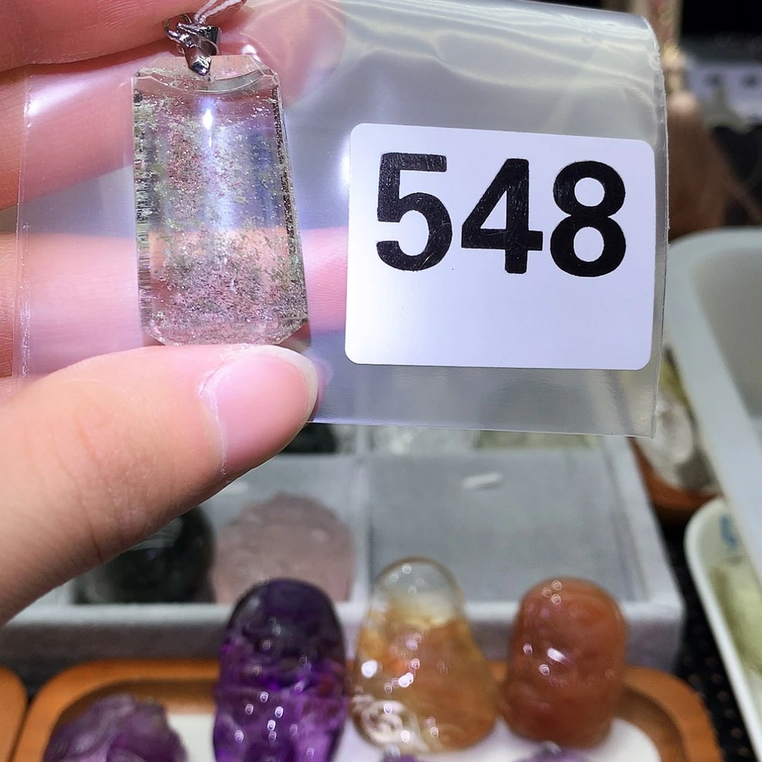 水晶颈饰未镶嵌挂件