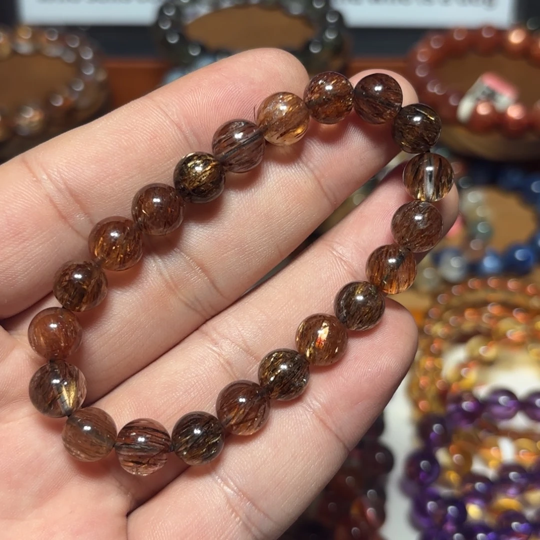 未镶嵌水晶手链9毫米