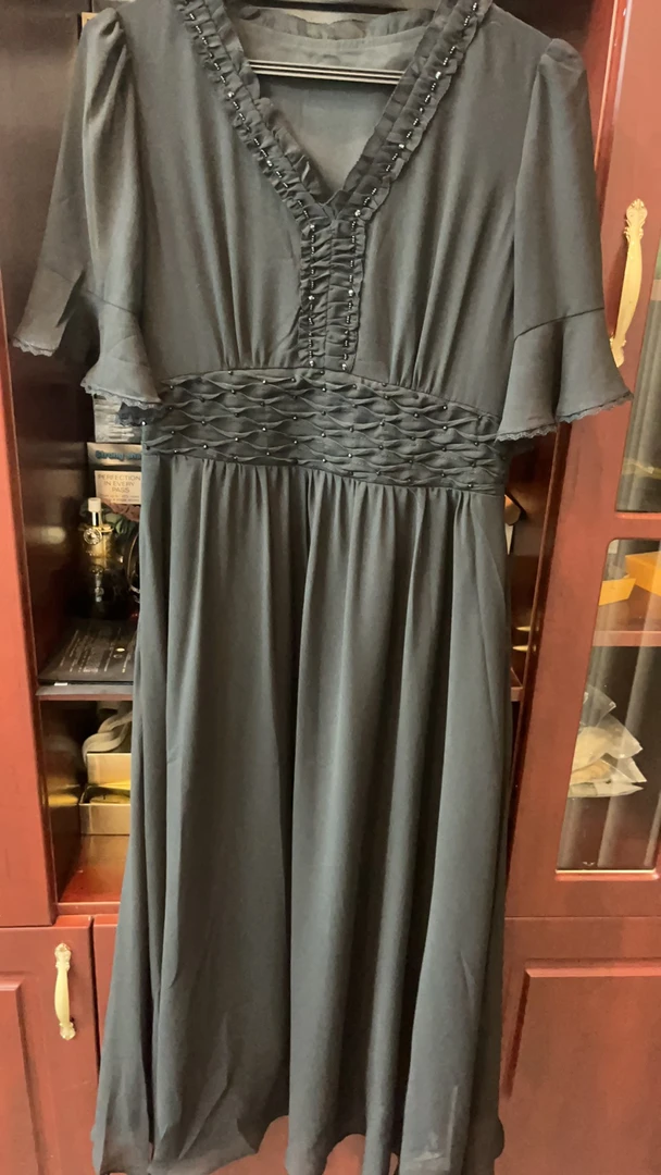 琴宝精选女装 夏季新款设计连衣裙(裙长122cm-124cm)LB-1434
