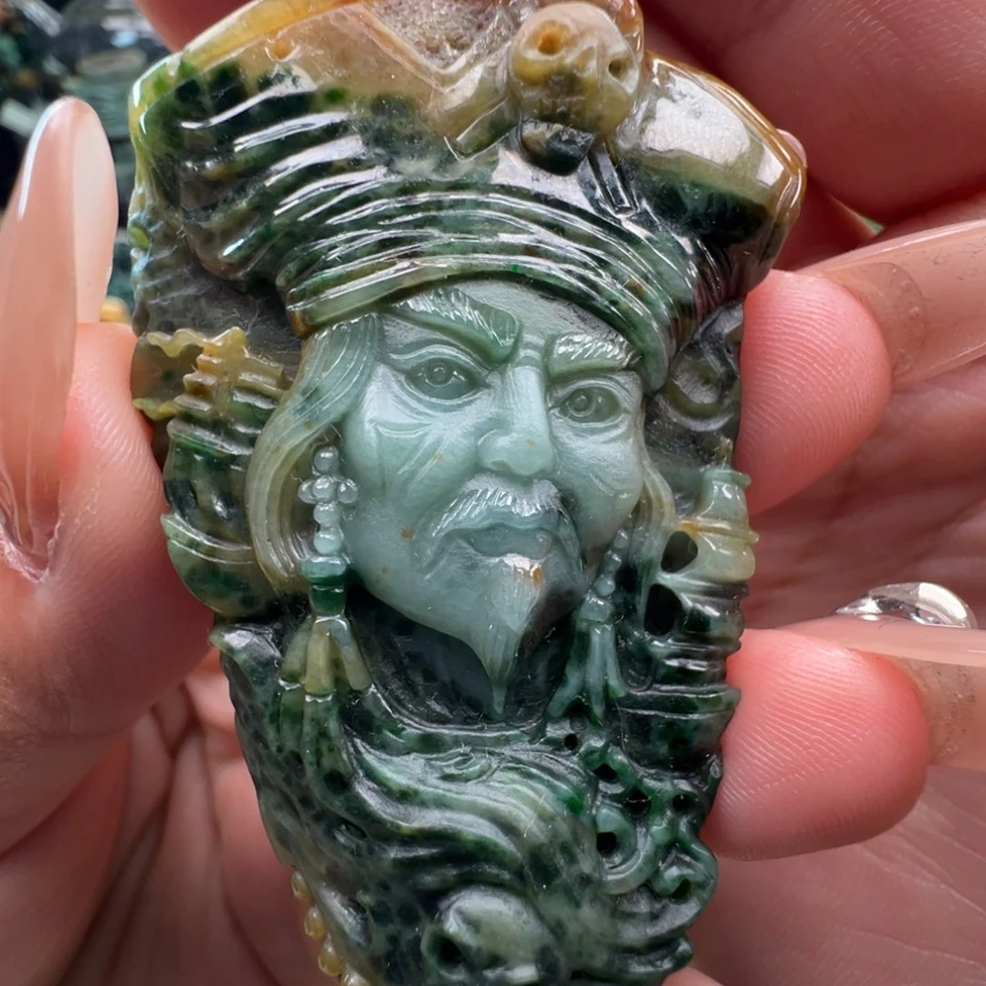 未镶嵌挂件翡翠天然缅甸